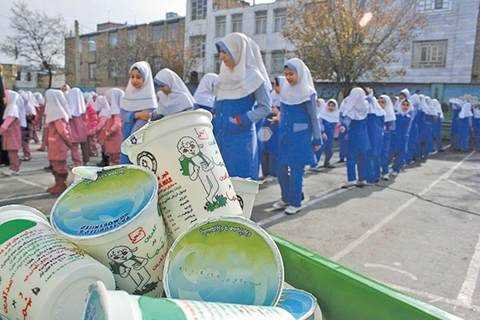  دانش‌آموزان مازندرانی پس از ۶ سال شیر می‌نوشند